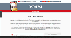 Desktop Screenshot of mum.oekotest.de