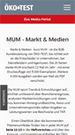 Mobile Screenshot of mum.oekotest.de