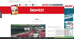 Desktop Screenshot of m.oekotest.de